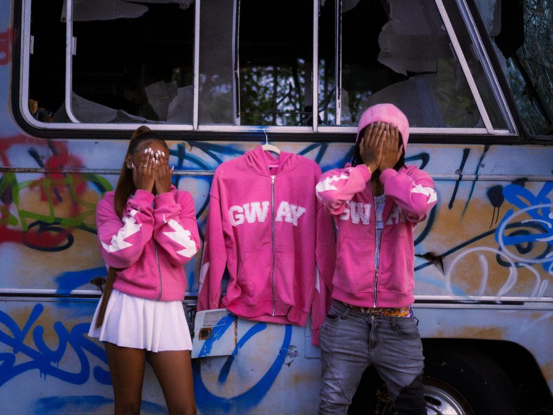 Pink "Gway" Hoodie